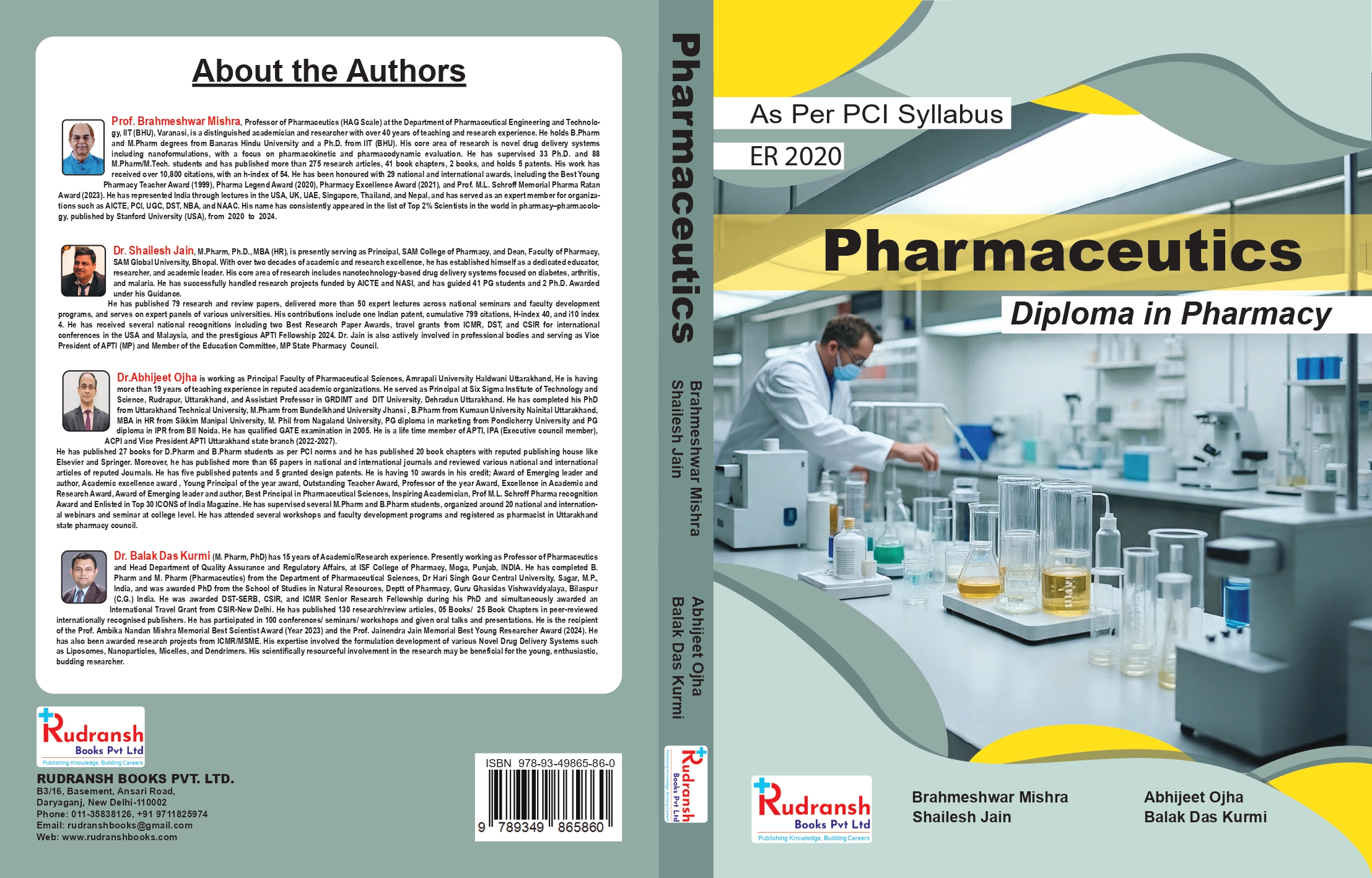 Pharmaceutics For Diploma In Pharmacy